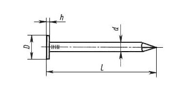 Гвоздь толевый ГОСТ 4029-63